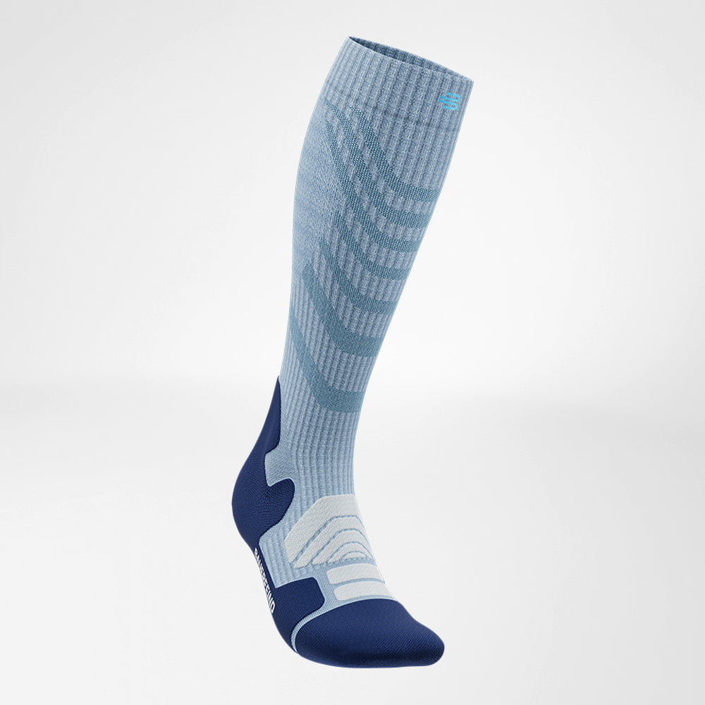 Image of Outdoor Merino Compression Socks Sky Blue