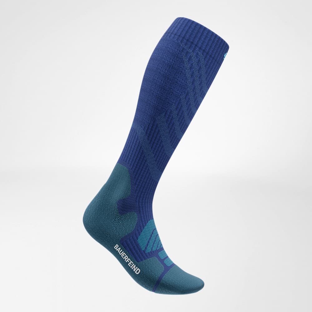 Image of Outdoor Merino Compression Socks Sky Blue