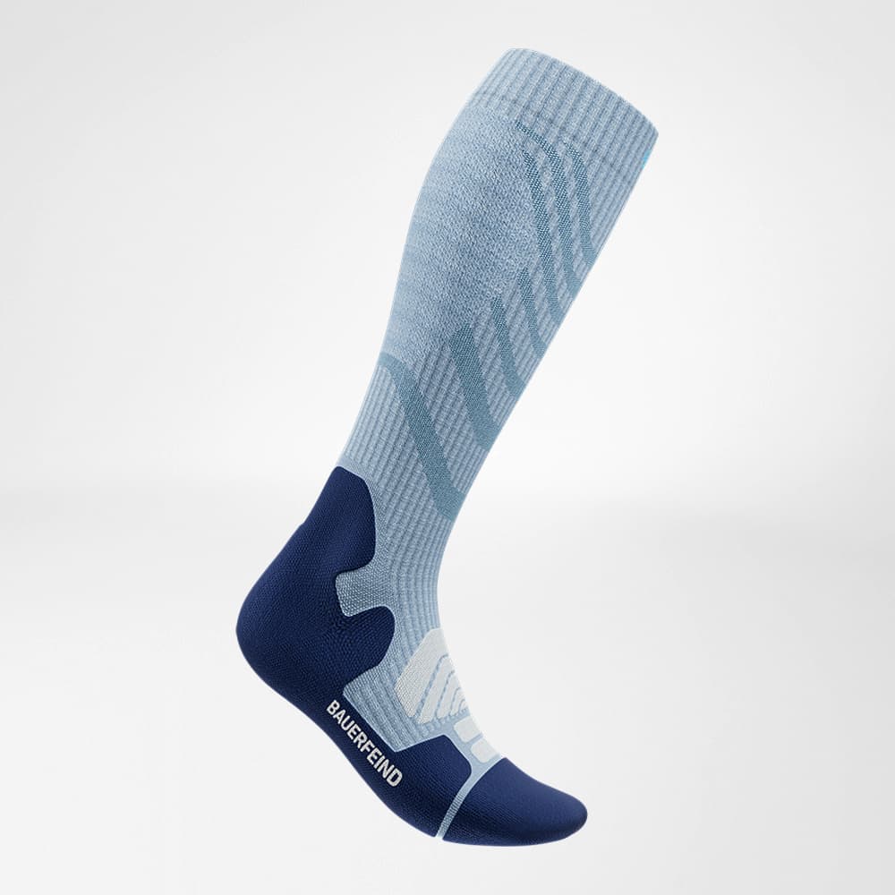 Image of Outdoor Merino Compression Socks Sky Blue