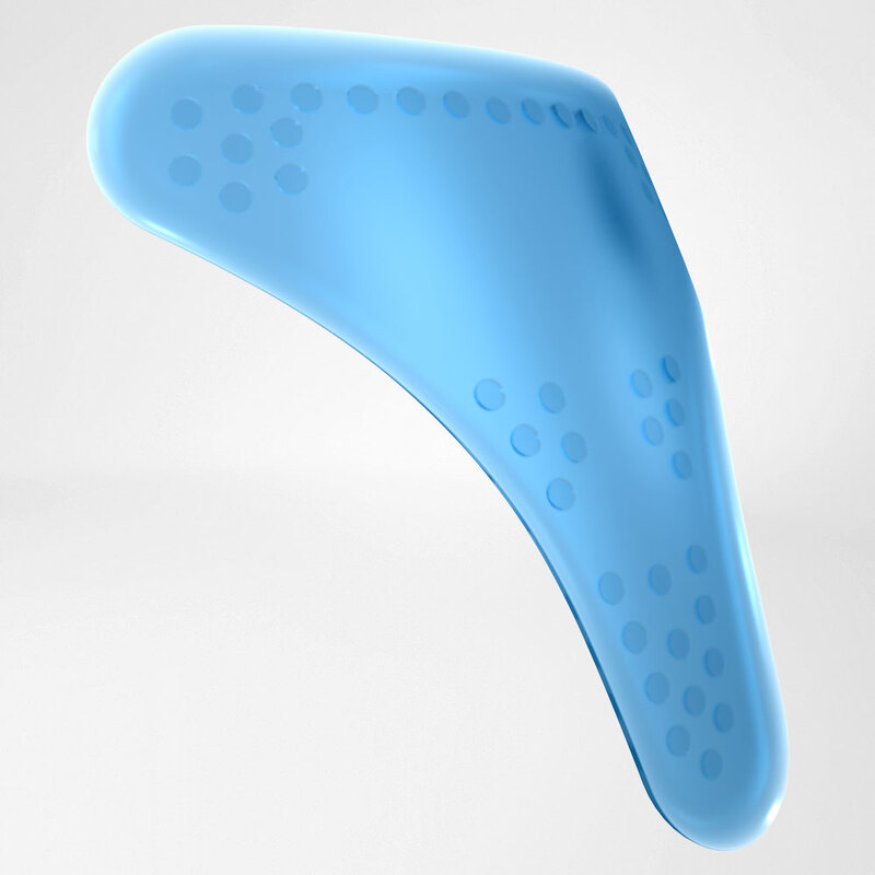 Image of the removable Delta Pad used for Bauerfeind's OmoTrain S shoulder brace.