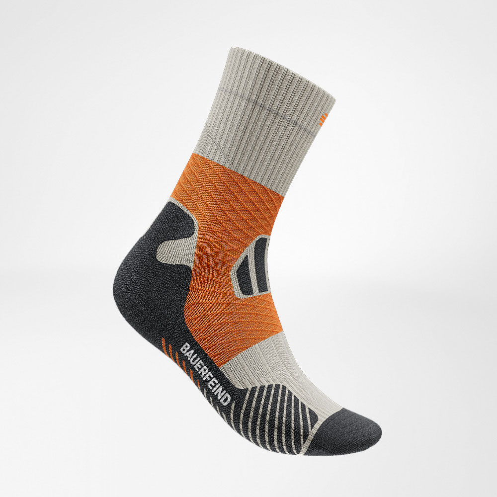 Image of Trail Run Midcut Socks Chalk