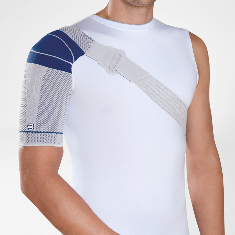 Image of the removable Delta Pad used for Bauerfeind's OmoTrain S shoulder brace.