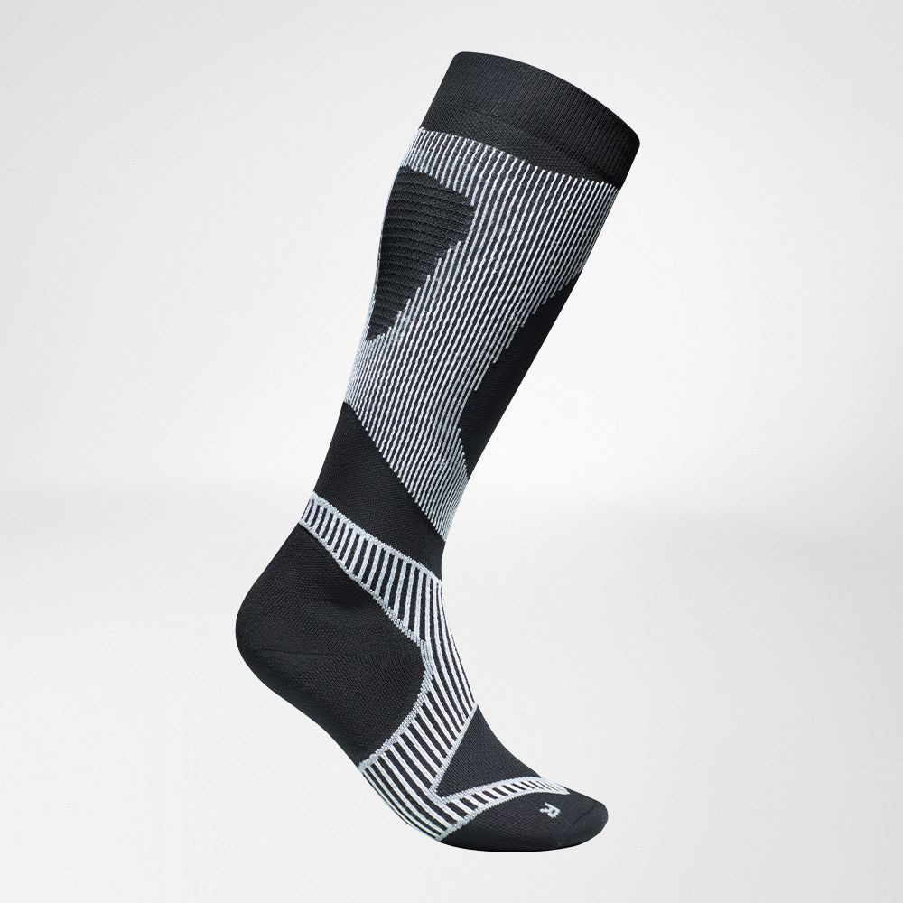 Image of Run Performance Compression Socks Black