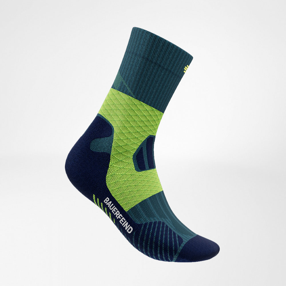 Image of Trail Run Midcut Socks Teal