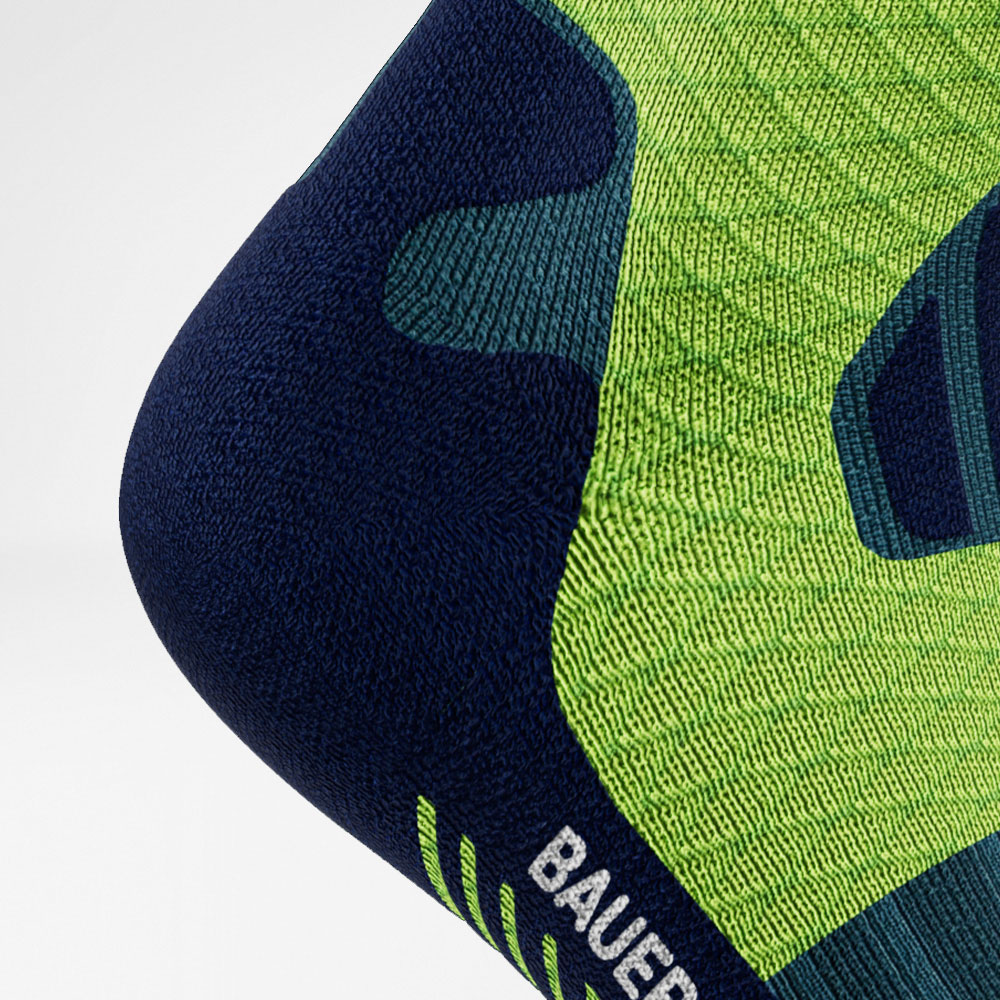 Image of Trail Run Midcut Socks Lemon Front