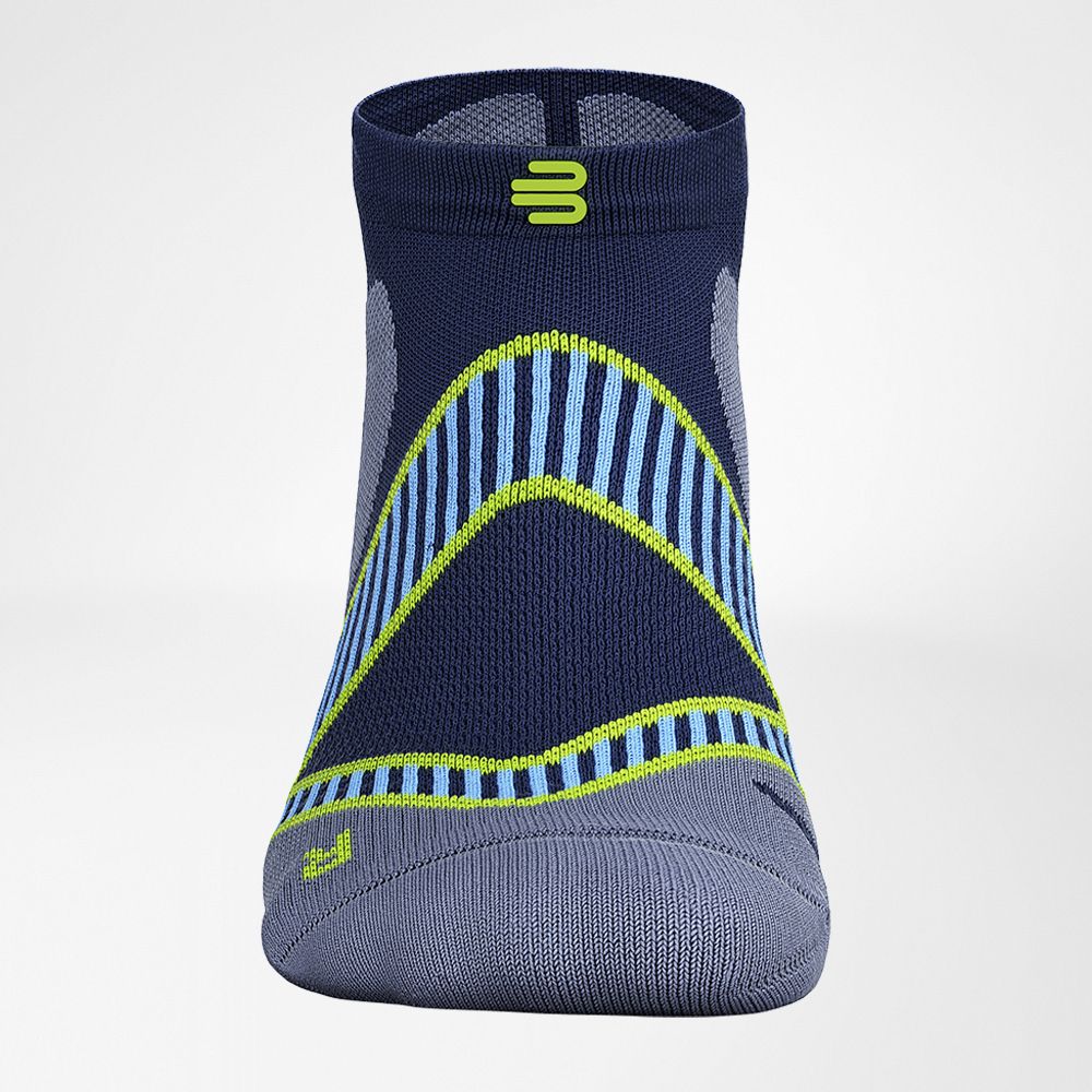 Image of Run Performance Lowcut Socks White Blue