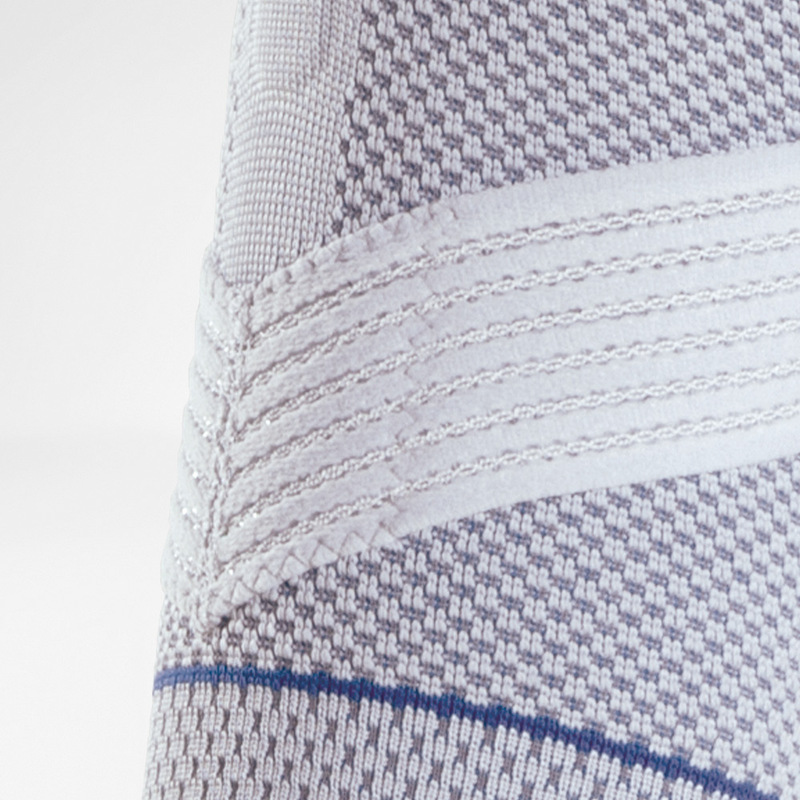 Close-up image of the Train knit fabric used for Bauerfeind's OmoTrain shoulder brace.