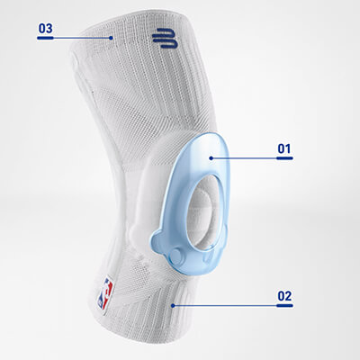 High-quality knee brace with patella support for optimal joint stability.